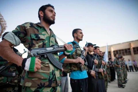 Các tay súng của lực lượng Quân đội Syria Tự do (FSA). (Nguồn: AFP)