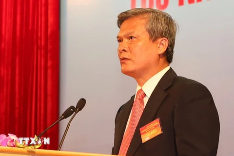 Ông Nguyễn Văn Thông, Ủy viên Trung ương Đảng, được phân công giữ chức Phó Trường ban Nội chính Trung ương. (Ảnh: Trí Dũng/TTXVN)