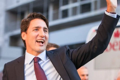 Thủ lĩnh Đảng Tự do đối lập ở Canada Justin Trudeau. (Nguồn: Getty Images) 