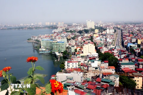 Một góc thủ đô Hà Nội. (Nguồn: TTXVN)