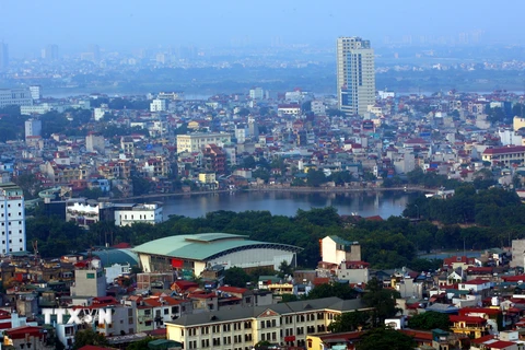 Một góc thành phố Hà Nội. (Ảnh: Huy Hùng/TTXVN)