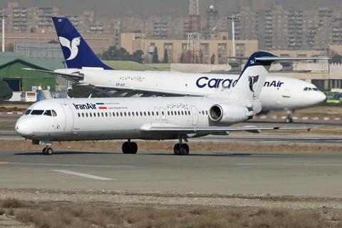 Máy bay của hãng hàng không IranAir. (Nguồn: skyscrapercity.com)