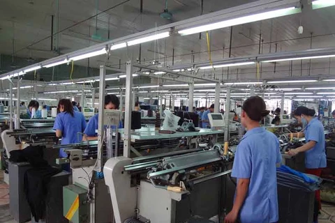 Một phân xưởng sản xuất của Công ty cổ phần Dệt Mùa Đông. (Nguồn: muadong.com.vn)