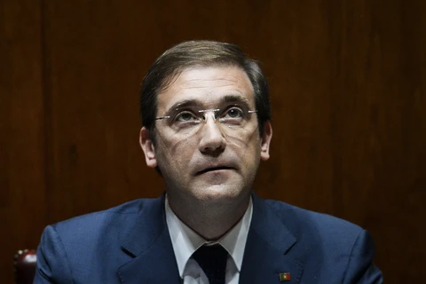 Thủ tướng Bồ Đào Nha Pedro Passos Coelho tại phiên họp quốc hội ngày 9/11. (Nguồn: AFP)