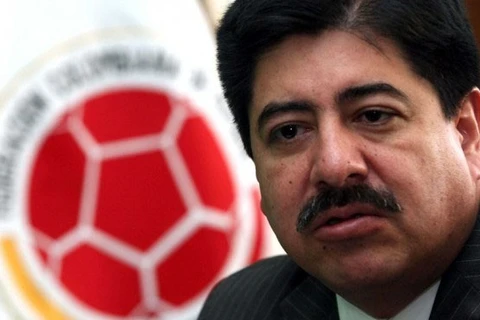 Chủ tịch Liên đoàn Bóng đá Colombia Luis Bedoya Giraldo. (Nguồn: larepublica.pe)