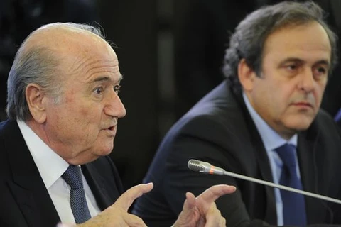 Blatter, Platini có thế bị cấm hoạt động bóng đá trong 6 năm. (Nguồn: Getty Images)