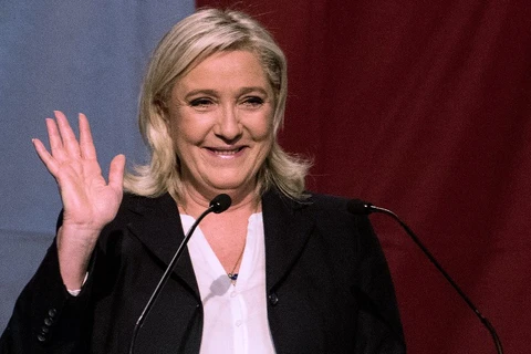 Bà Marine Le Pen, Chủ tịch đảng FN. (Nguồn: AFP)