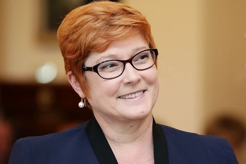 Bộ trưởng Quốc phòng Australia Marise Payne. (Nguồn: AFP)