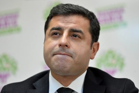 Chủ tịch Đảng Dân chủ Nhân dân (HDP) đối lập ở Thổ Nhĩ Kỳ Selahattin Demirtas. (Nguồn: AFP)