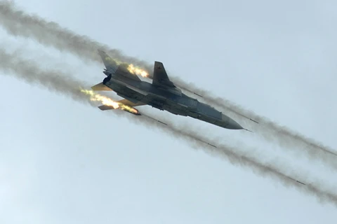 Máy bay chiến đấu của Nga tham gia không kích IS ở Syria. (Nguồn: Sputnik)