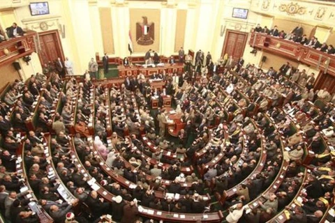 Một phiên họp của Quốc hội cũ của Ai Cập. (Nguồn: AFP)