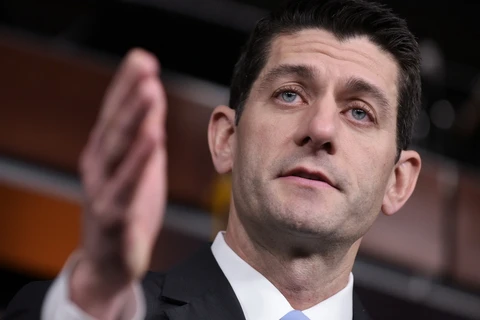 Chủ tịch Hạ viện Mỹ Paul Ryan. (Nguồn: AFP)