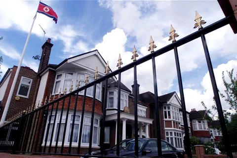 Đại sứ quán Triều Tiên ở London, Anh. (Nguồn: telegraph)