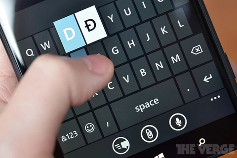 Microsoft sẽ mang bàn phím trên Windows Phone tới iPhone