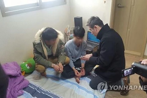 Người đàn ông Việt Nam bị bắt khi đang cư trú tại nhà người quen ở thành phố Daegu, phía Đông Nam Hàn Quốc. (Nguồn: Yonhap)
