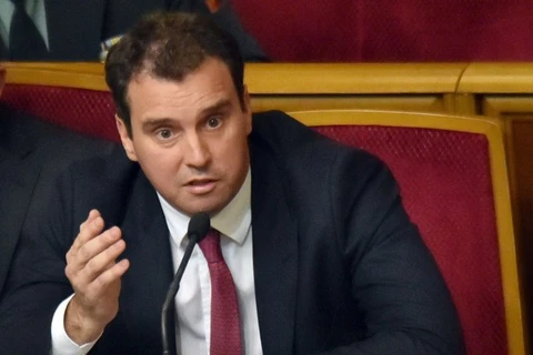 Bộ trưởng Phát triển Kinh tế và Thương mại Ukraine Aivaras Abromavicius. (Nguồn: russia-insider.com)