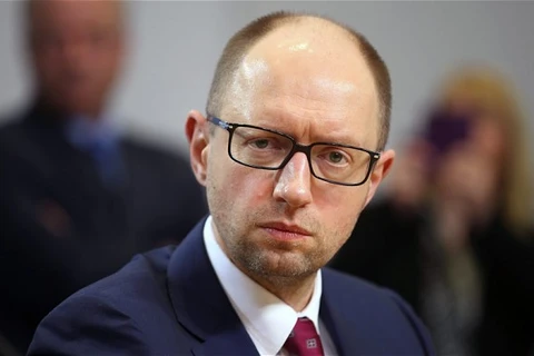 Thủ tướng Ukraine Arseniy Yatsenyuk đang trước sức ép buộc từ chức. (Nguồn: thepeninsulaqatar.com)