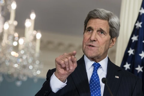 Ngoại trưởng Mỹ John Kerry. (Nguồn: AFP)