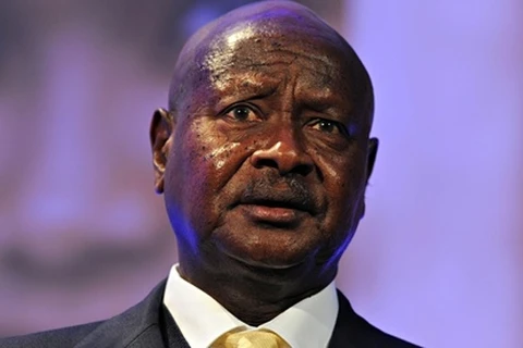 Tổng thống Uganda Yoweri Museveni. (Nguồn: AP)