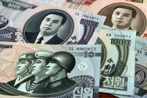 Đồng won của Triều Tiên. Ảnh minh họa. (Nguồn: Getty Images)