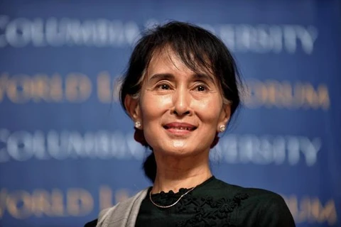 Bà Aung San Suu Kyi, tân Ngoại trưởng Myanmar. (Nguồn: AFP)