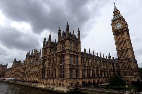Tòa nhà Quốc hội Anh, địa điểm xuất hiện trong video đe dọa khủng bố của IS. (Nguồn: EPA)