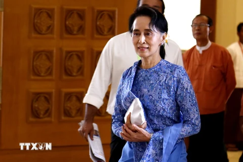 Bà Aung San Suu Kyi. (Nguồn: THX/ TTXVN) 