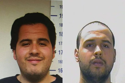 Hai đối tượng Ibrahim El Bakraoui (trái) và Khalid El Bakraoui (phải). (Nguồn: AP|INTERPOL)