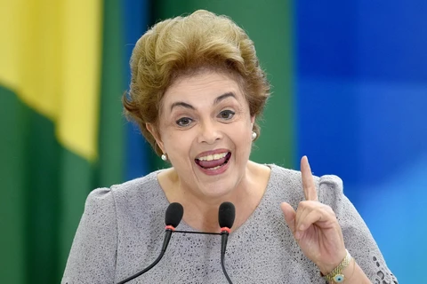 Tổng thống Brazil Dilma Rousseff. (Nguồn: AFP)