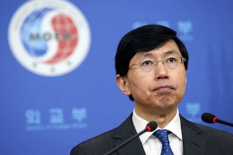Người phát ngôn Bộ Ngoại giao Triều Tiên Cho June-hyuck. (Nguồn: Yonhap)