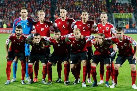 Đội tuyển Albania. (Nguồn: PA)