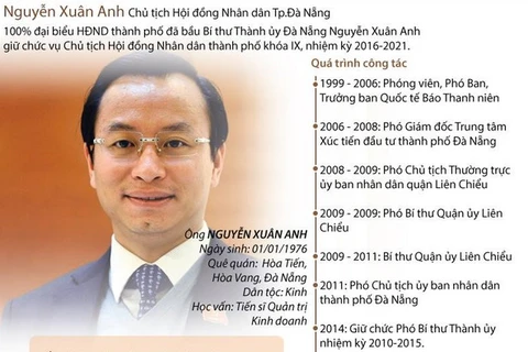 [Infographics] Tân Chủ tịch HĐND Đà Nẵng Nguyễn Xuân Anh 