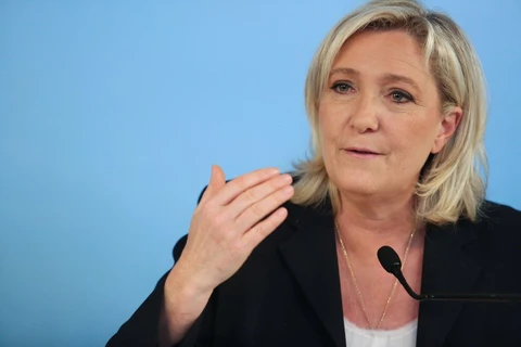 Lãnh đạo đảng Mặt trận nhân dân tại Pháp, bà Marine Le Pen. (Nguồn: AFP)