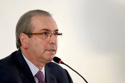Ông Eduardo Cunha, Chủ tịch Hạ viện Brazil bị đình chỉ chức vụ. (Nguồn: AFP)