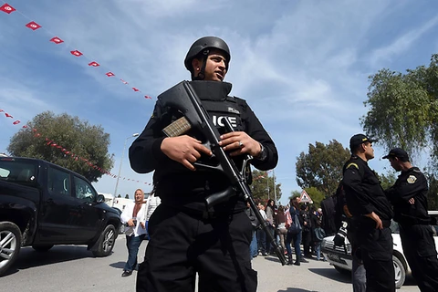 Cảnh sát chống khủng bố của Tunisia. (Nguồn: AFP)