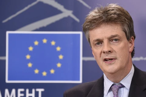 Ủy viên châu Âu của Anh Jonathan Hill. (Nguồn: AFP)