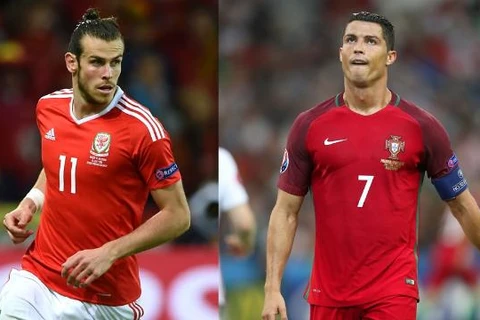 Người hâm mộ đang ngóng chờ xem cuộc so tài giữa Cristiano Ronaldo và Gareth Bale lần đầu tiên tại một Vòng chung kết EURO. (Nguồn: sport.bt.com) 