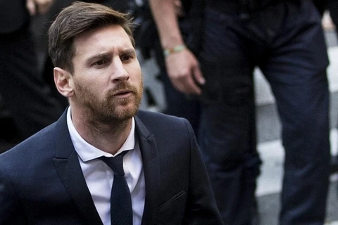 Lionel Messi trong một lần đến hầu tọa về các cáo buộc trốn thuế. (Nguồn: AP)