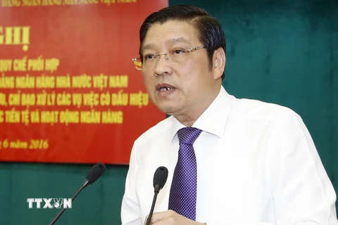 Ông Phan Đình Trạc, Ủy viên Trung ương Đảng, Trưởng Ban Nội chính Trung ương. (Ảnh: An Đăng/TTXVN)
