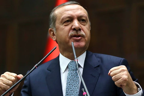 Tổng thống Thổ Nhĩ Kỳ Tayyip Erdogan. (Nguồn: AFP)