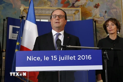 Tổng thống Pháp Francois Hollande. (Nguồn: AFP/TTXVN).