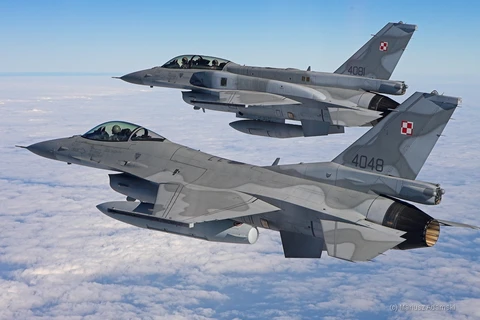 Máy bay F-16 của Không quân Ba Lan. (Nguồn: diecastaircraftforum.com)