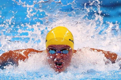 Vận động viên bơi lội của Thụy Điển Sarah Sjostrom. (Nguồn: Reuters)