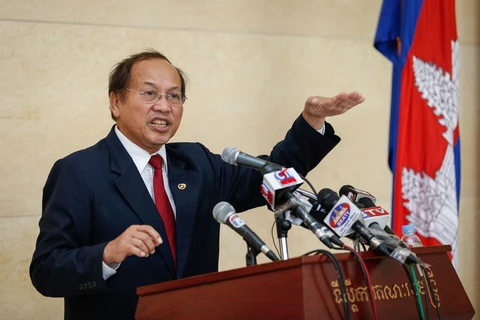 Người phát ngôn Hội đồng Bộ trưởng Campuchia Phay Siphan. (Nguồn: The Cambodia Daily)
