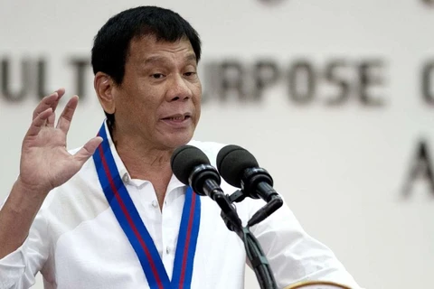 Tổng thống Philippines Rodrigo Duterte. (Nguồn: AP)