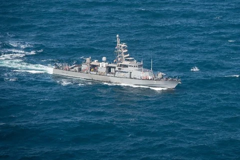 Tàu chiến Mỹ ở Vịnh Persian. (Nguồn: AFP)