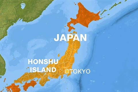 Động đất mạnh 6,1 độ Richter gần đảo Honshu của Nhật Bản 