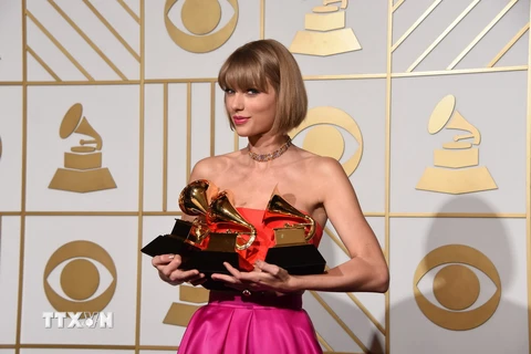 Nữ ca sỹ Taylor Swift. (Nguồn: AFP/TTXVN)