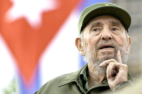 Lãnh tụ Cuba Fidel Castro.