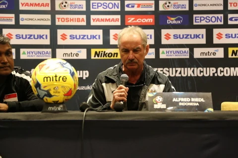 Huấn luyện viên Alfred Riedl. (Nguồn: affsuzukicup.com)